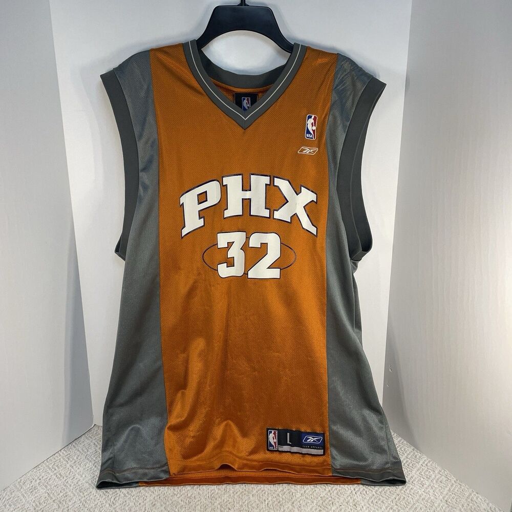 Reebok Phoenix Suns Mens L Amare Stoudemire 32 Nylon Jersey **READ**